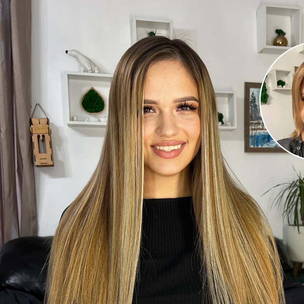 Отзыв клиента о наращивании волос — Марина